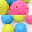 TPR rubber whistle ball pet toy
