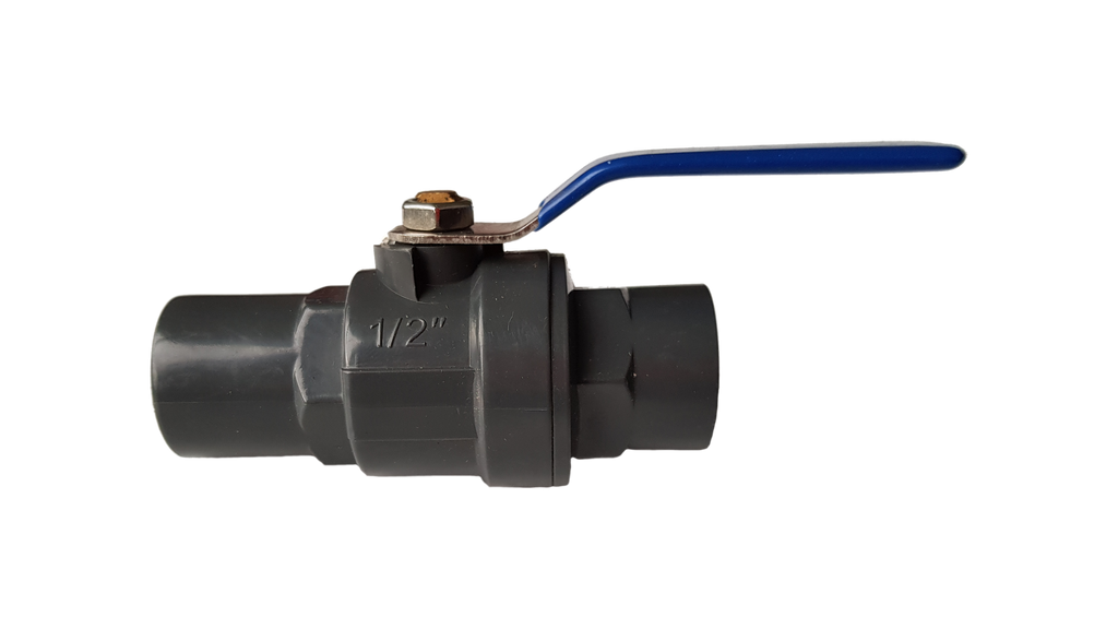 PP 1.25" BSPF Stopcock with Stainless Steel Ball Valve and Handle