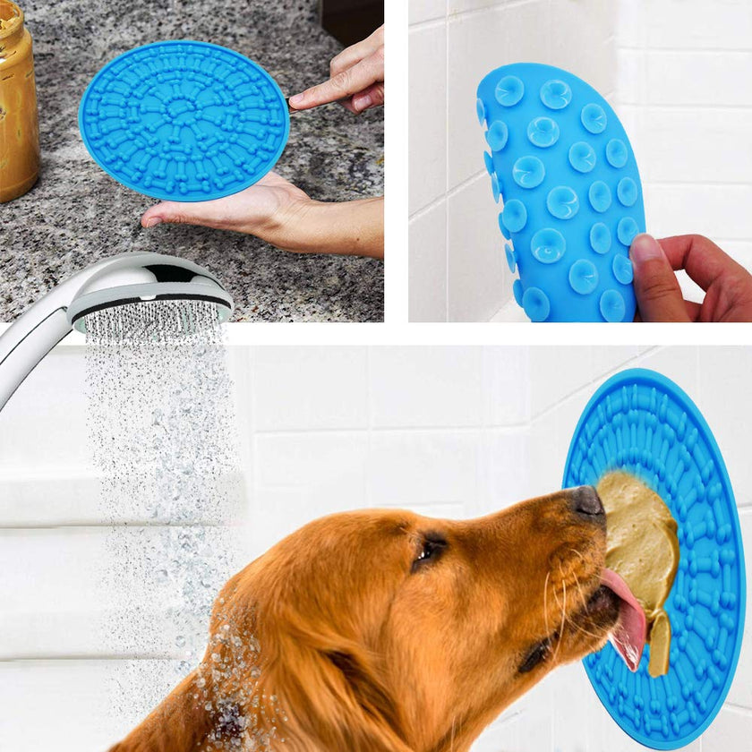 Dog licking plate mold