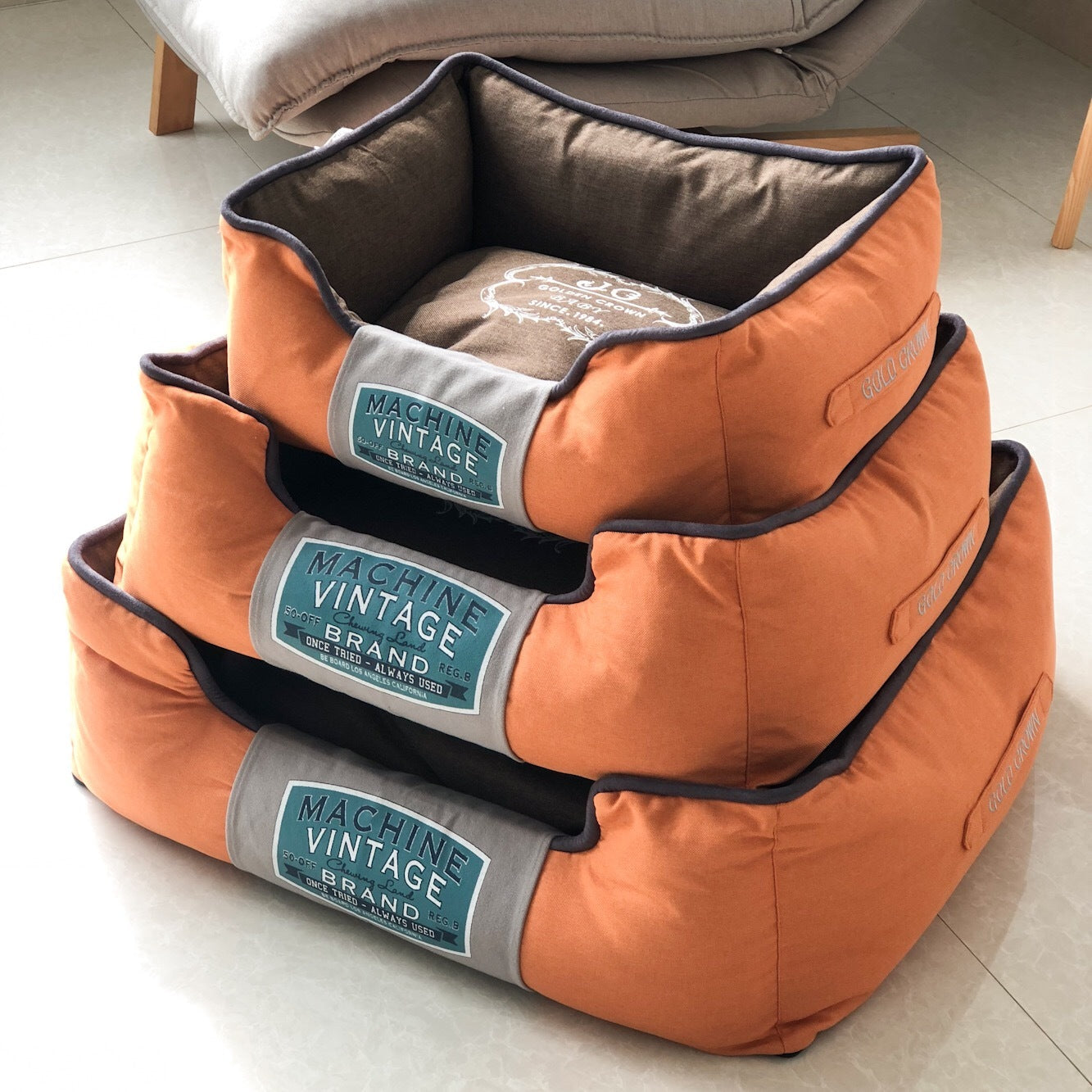 Removable And Washable Canvas Dog Kennel
