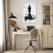 Chessboard Contemplation Canvas