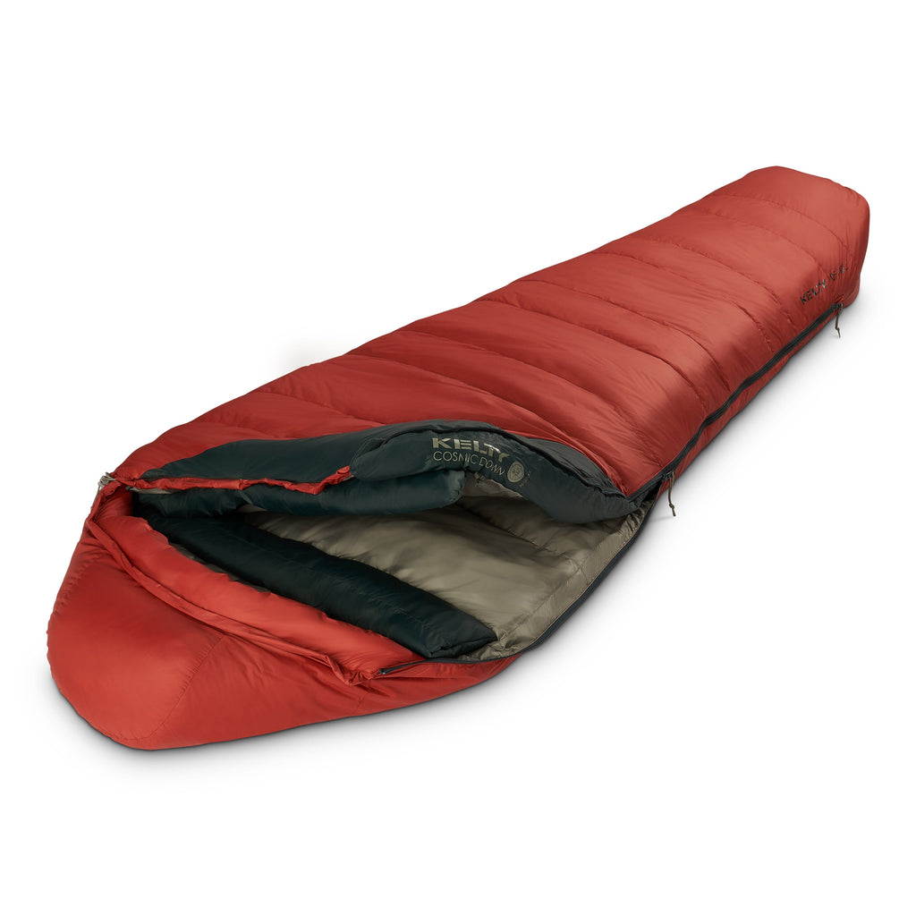 Saco de dormir Kelty Cosmic 0 grados 550 plumas, cierre derecho