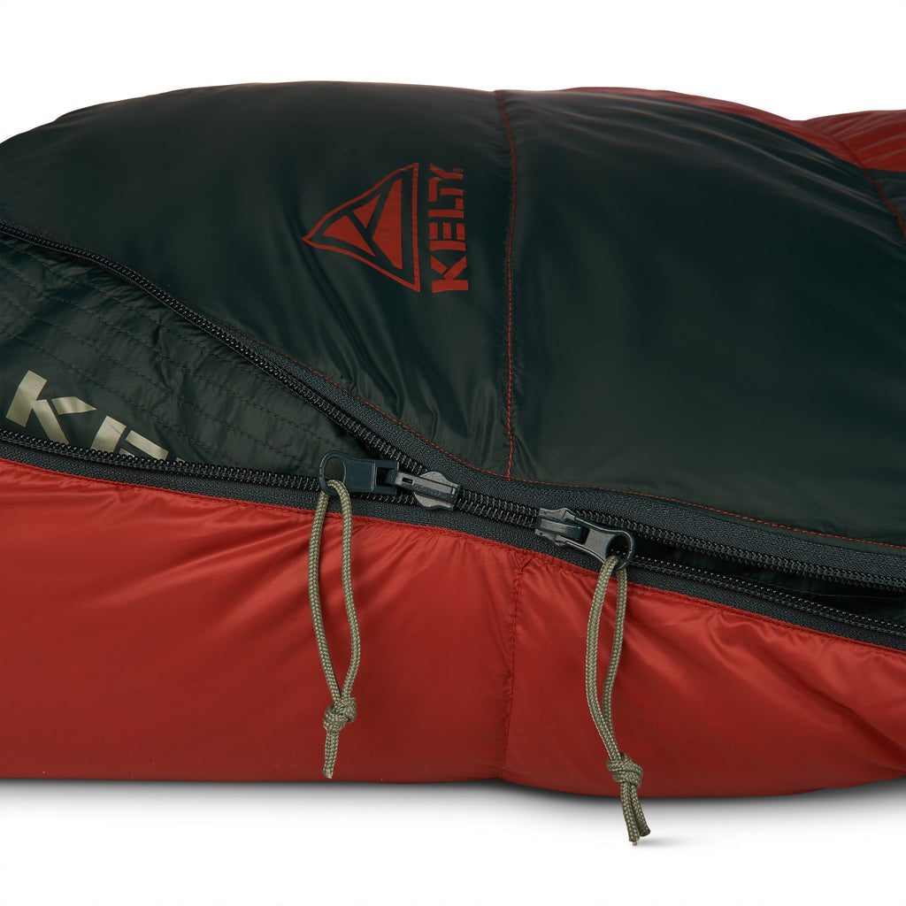 Saco de dormir Kelty Cosmic 0 grados 550 plumas, cierre derecho