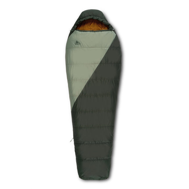 Kelty Cosmic Synthetik-Schlafsack 4°C - Lang - Duffel Bag/Sea Spray