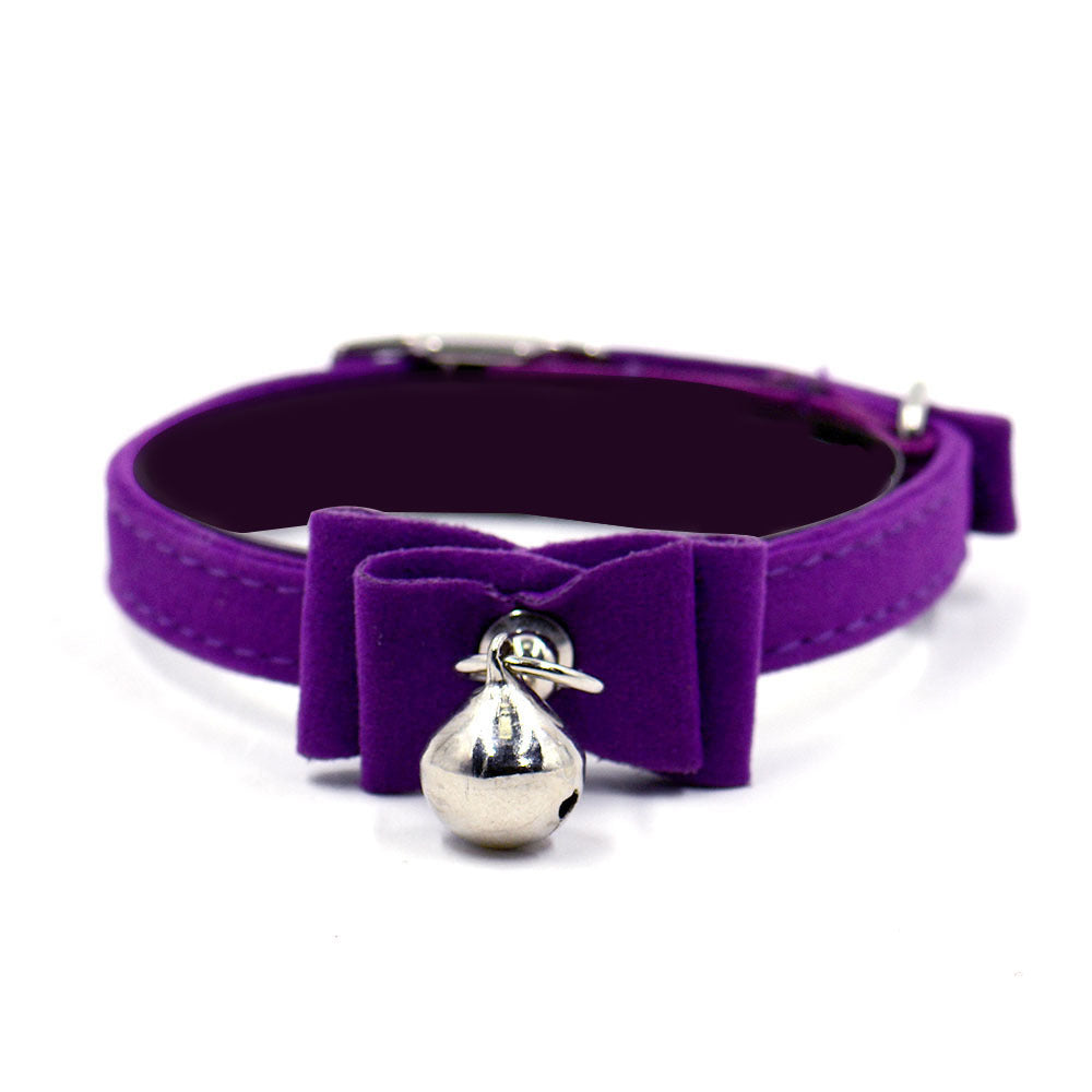 Correa para mascotas con lazo caliente, corbata de campana, cuello de campana lindo, collar de perro pequeño, collar, ventas directas de fábrica