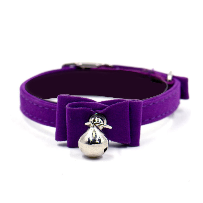 Halsband mit Schleife und Glöckchen für Haustiere, niedliches Glöckchen, kleines Hundehalsband, Direktverkauf ab Werk