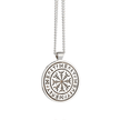 Travel Viking Rune Personalised Silver Necklace