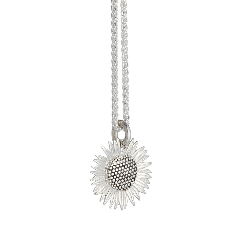 Sunflower Silver Charm