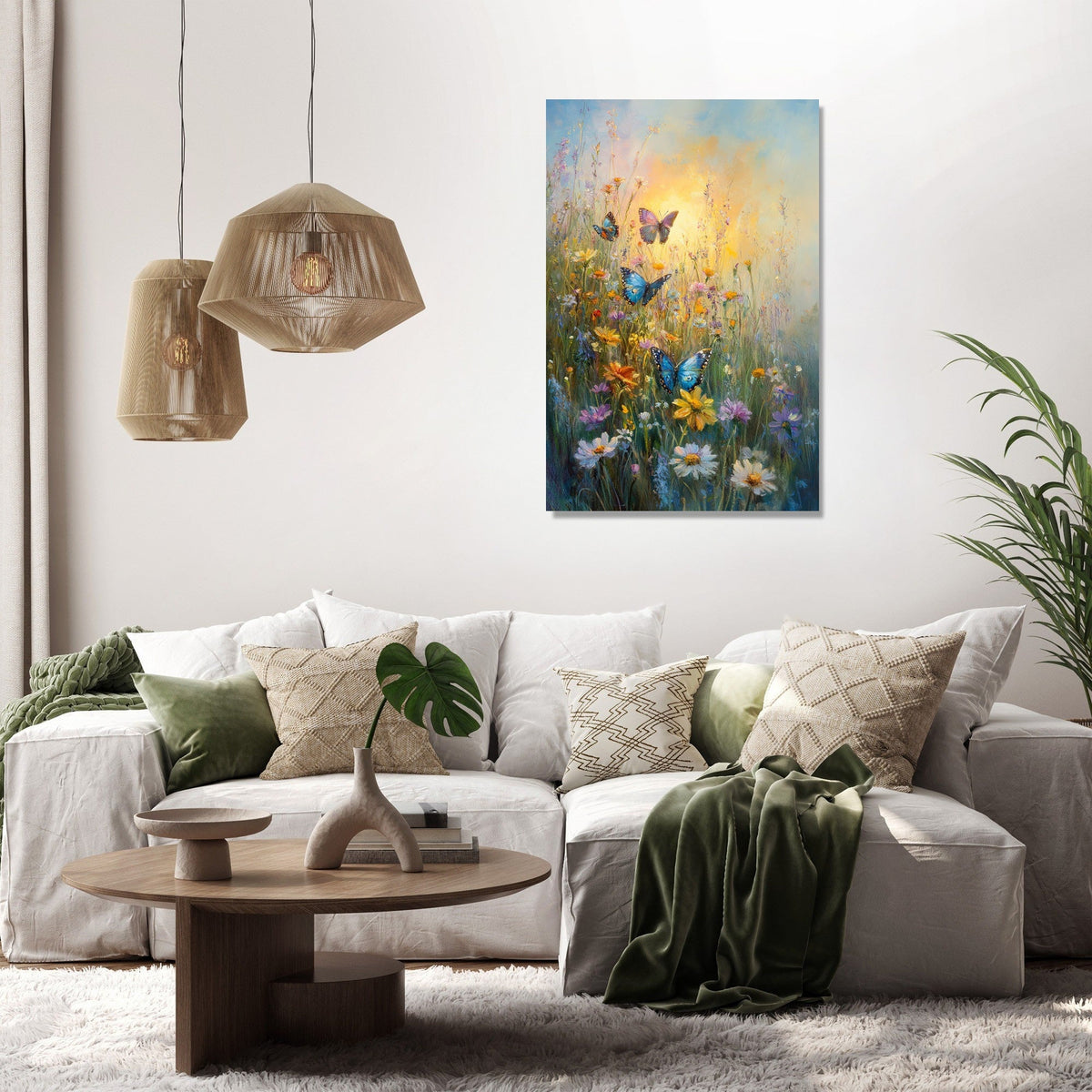 Fluttering Dawn Melancholy Canvas