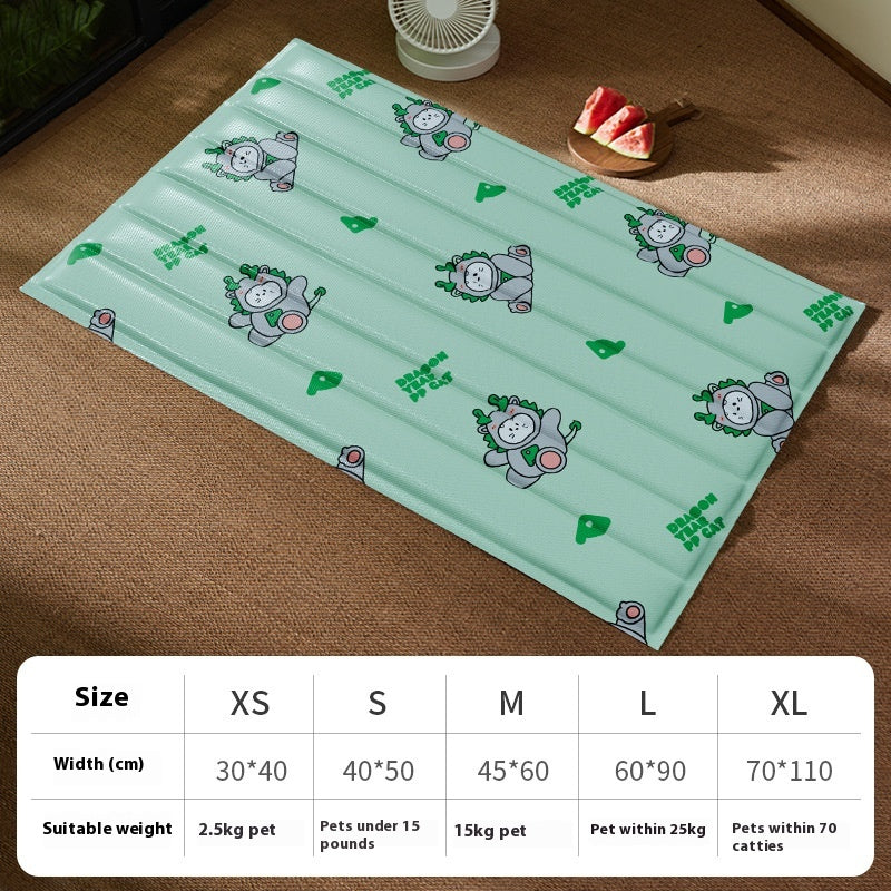 Alfombrilla de hielo refrigerante para perros, alfombrilla de hielo de gel, colchoneta impermeable para caseta