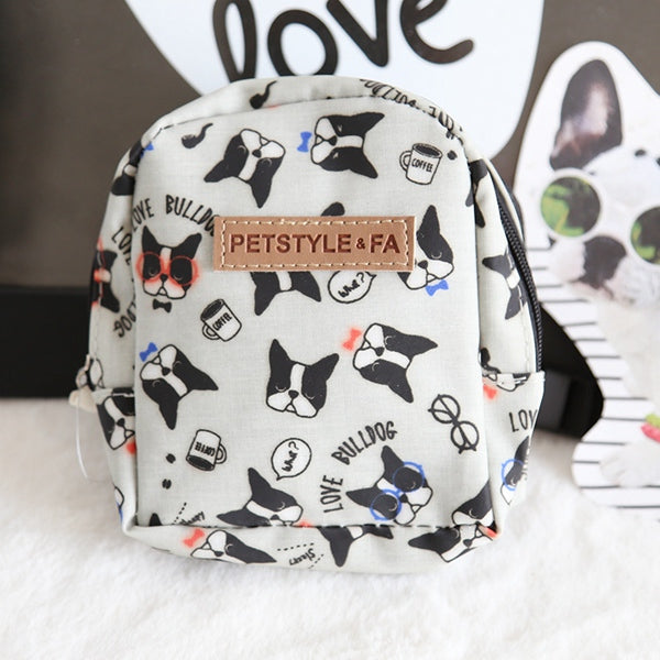 Bullfight print backpack pet backpack