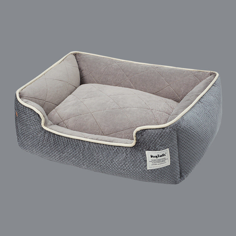 Arena para perros y gatos espesa, cálida de invierno, desmontable y lavable
