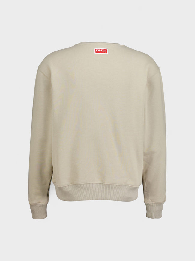 Kenzo Boke Flower Print Sweatshirt Beige