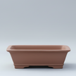 37cm Unglazed Bonsai Pot | Rectangle | 37cm x 30cm x 11cm | Brown
