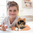 Niedliches Katzenkostüm Bärenmütze für Katzen, warm, weich, kleine Kopfbedeckung für Haustiere