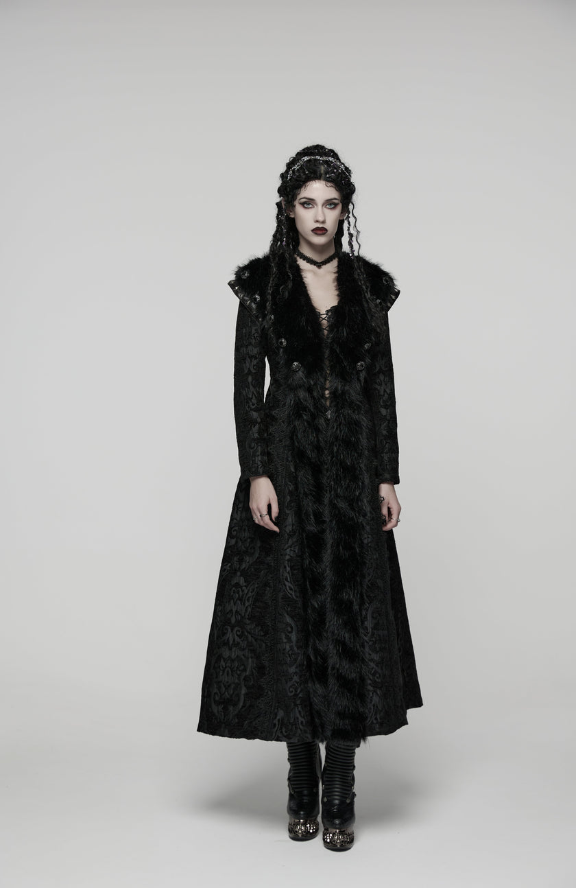 Punk Rave Goth Gorgeous Plush Coat