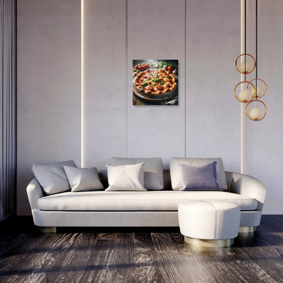 Stellar Italian Pizza Canvas