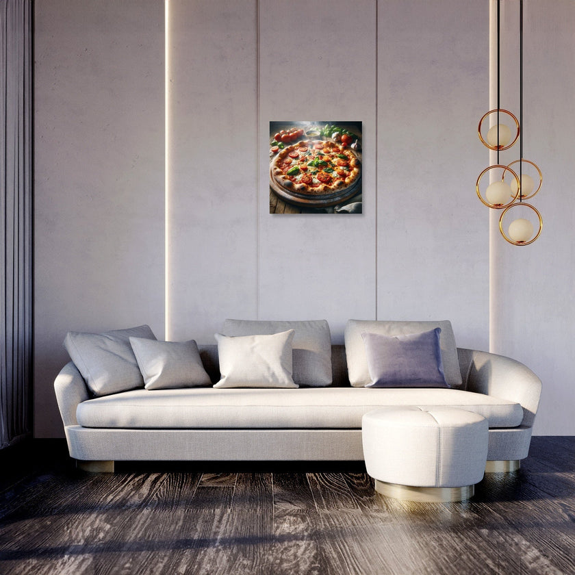 Stellar Italian Pizza Canvas