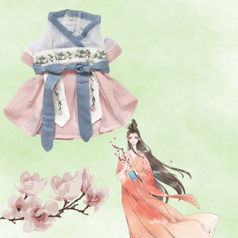 Cat Hanfu Clothes Pet Summer Thin Section