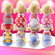 Ropa de verano fina con dibujos animados para mascotas