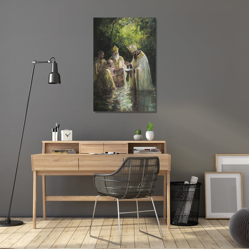 St. Patrick's Baptism Canvas