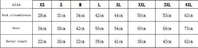 Warm And Thickened Pet Cotton Vest Tidal Inverted Triangle