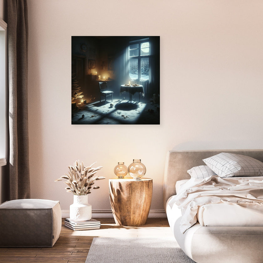 Midnight Solitude Christmas Canvas