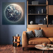 Crystal Planet Canvas