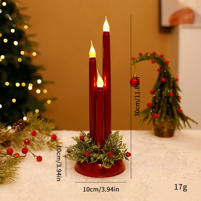 Velas electrónicas LED para decoración navideña