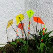 Large Garden Décor Ornaments Set of 3 'Kites with Tail'