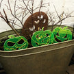 Garden Décor Ornament Stakes Set of 3 'Halloween Pumpkins'
