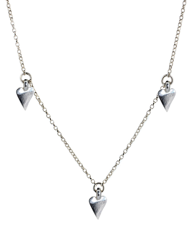 3 heart Charm Necklace