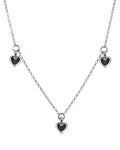 3 Sweet Heart Charm Necklace