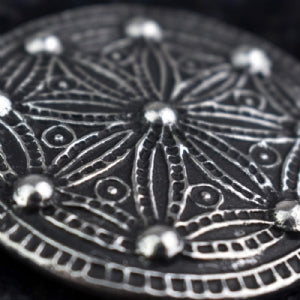 Medium York Disc Brooch
