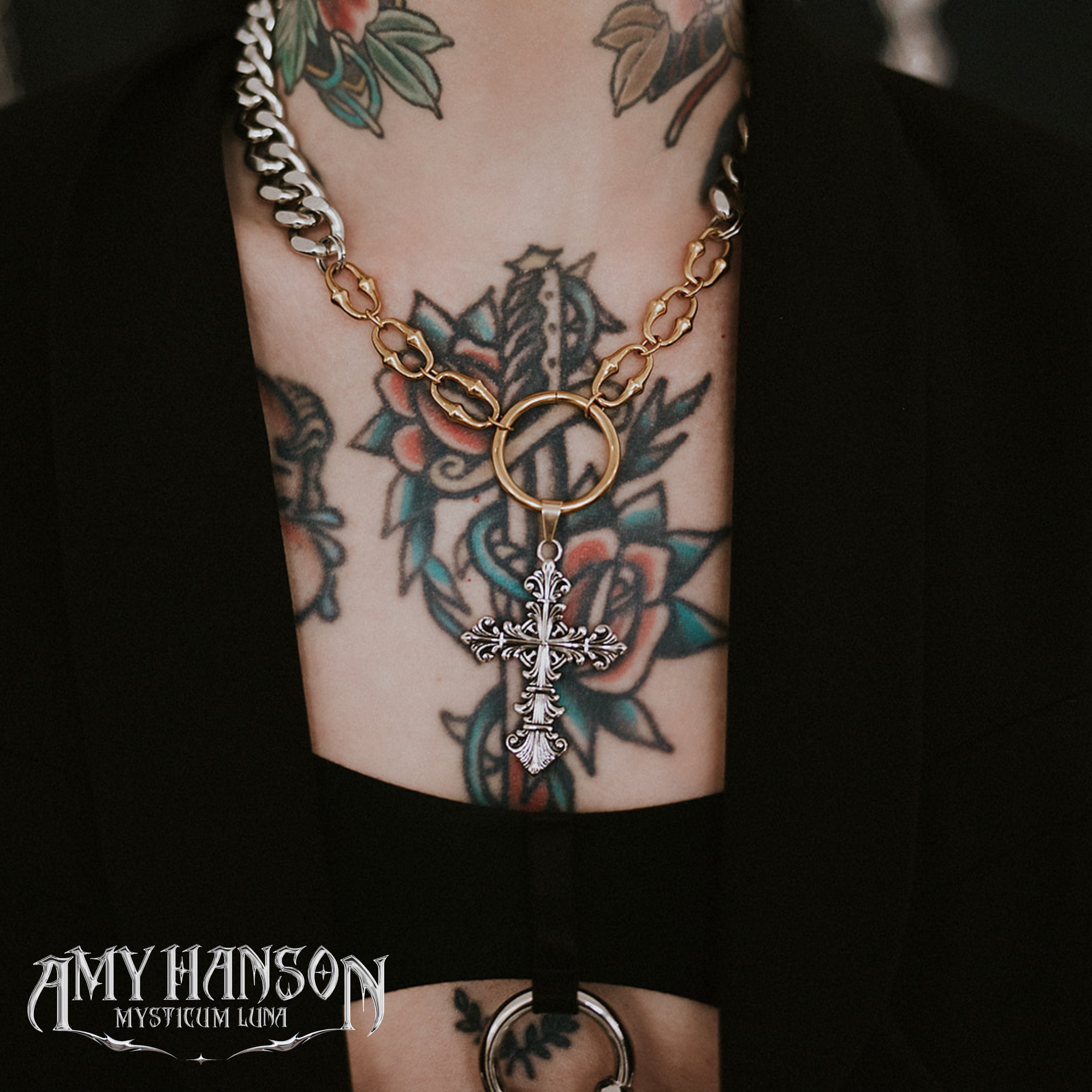 ML x Amy Hanson Damnation Cross Necklace