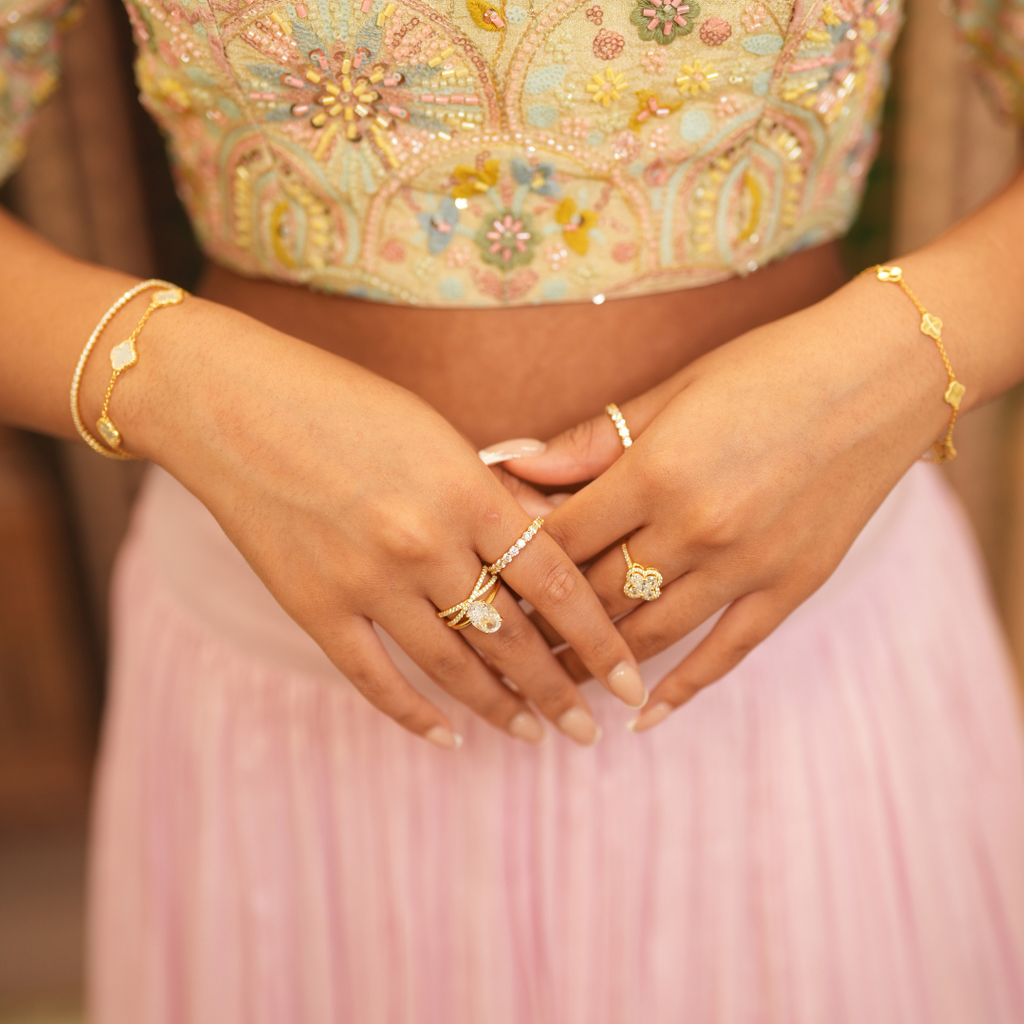 Clover 18k Gold Ring
