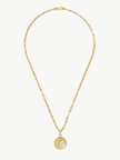 Gold plated Mother of Pearl Necklace - Cressida | No More Nobody