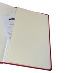 The Economist A5 Soft Touch Notebooks - Ruled - Red