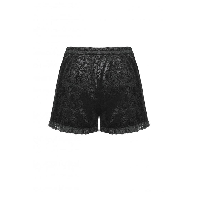 Dark in Love Venus Velvet Embossed Base Shorts