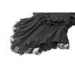 Dark in Love Cordelia Gothic High-Low Layered Skort