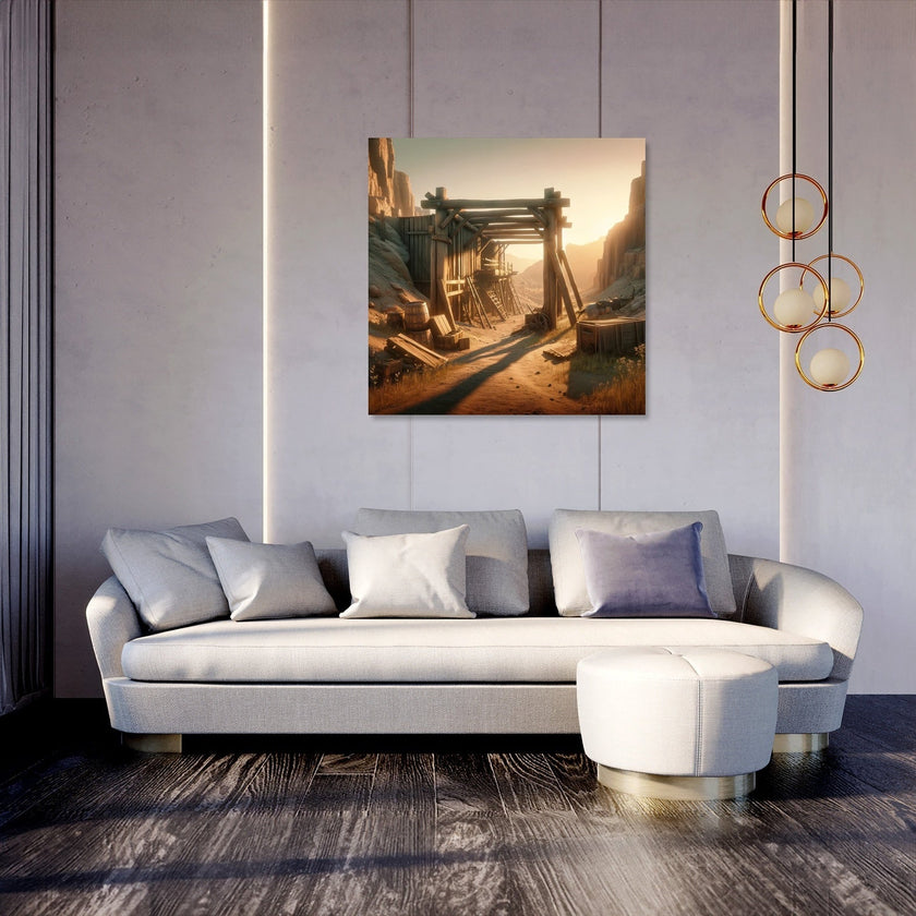 Desolate Gold Canvas
