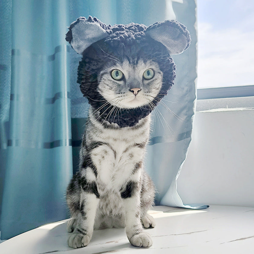 Pet Headgear Cute Dog Teddy Dress Up SUNFLOWER Cat Headdress Wig Cat Headgear Hat