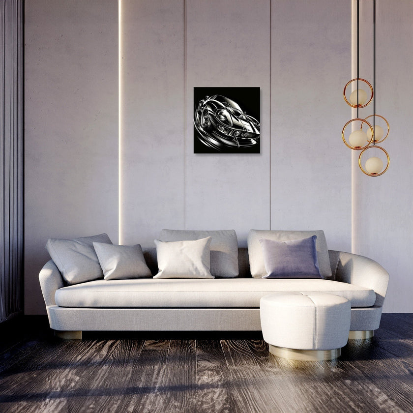 Velocity in Gold: Classic Canvas