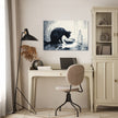 Midnight Milk Spillage Canvas