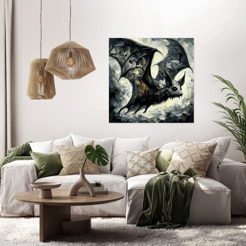 Gothic Bat Canvas