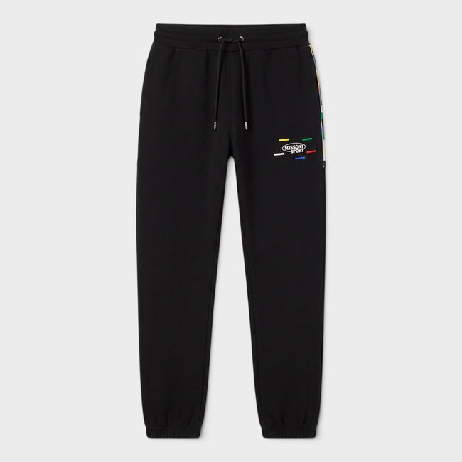 Pantalón Deportivo Logo Joggers Negro Multicor