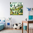 Knights and Dragons Canvas