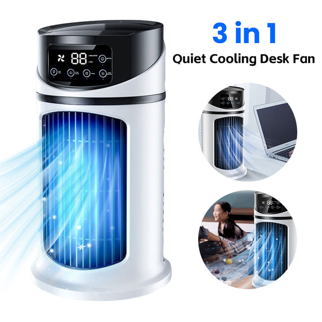 Tragbare Klimaanlage USB Mini Klimaanlage Luftkühler Ventilator Wasserkühlungsventilator Klimatisierung Luftkühler für Zuhause Büro