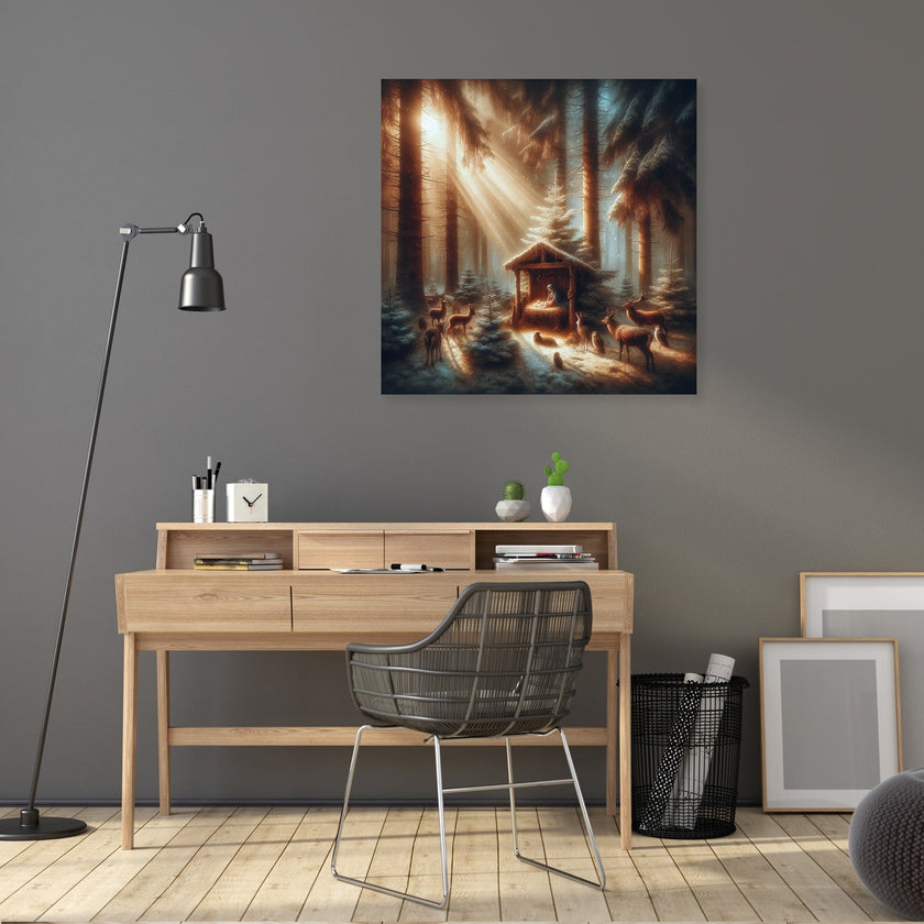 Melancholic Midday Nativity Canvas