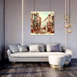 Vintage Lanes of Brighton Canvas
